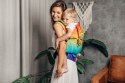 Nosidełko LennyPreschool z tkaniny żakardowej 100% bawełna, rozmiar preschool - TĘCZOWE DZIECKO