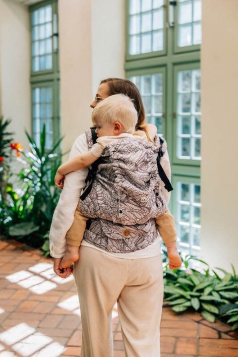 Nosidełko LennyPreschool z tkaniny żakardowej (100% wiskoza bambusowa), rozmiar preschool - WOLNY DUCH - GAJUSZ