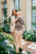 Nosidełko LennyPreschool z tkaniny żakardowej (100% wiskoza bambusowa), rozmiar preschool - WOLNY DUCH - GAJUSZ