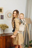 Nosidełko LennyPreschool z tkaniny żakardowej (50% bawełna, 50% wiskoza bambusowa), rozmiar preschool - INFINITY - GOLDEN HOUR