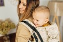 Nosidełko LennyPreschool z tkaniny żakardowej (50% bawełna, 50% wiskoza bambusowa), rozmiar preschool - INFINITY - GOLDEN HOUR