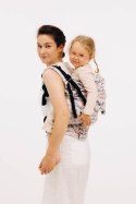 Nosidełko LennyPreschool z tkaniny żakardowej (61% bawełna, 39% wiskoza bambusowa), rozmiar preschool - EAGLE ROCKS - PEAK