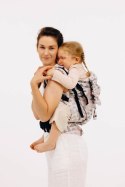 Nosidełko LennyPreschool z tkaniny żakardowej (61% bawełna, 39% wiskoza bambusowa), rozmiar preschool - EAGLE ROCKS - PEAK