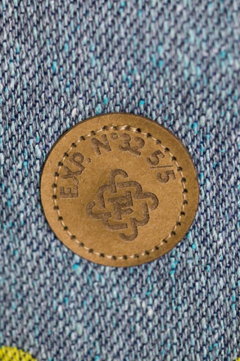 Nosidełko LennyPreschool z tkaniny żakardowej, rozmiar preschool (37% bawełna czesana, 28% wełna merino, 23% jedwab noil, 8% je