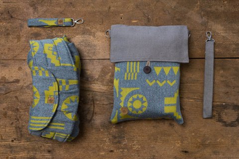 Nosidełko LennyPreschool z tkaniny żakardowej, rozmiar preschool (37% bawełna czesana, 28% wełna merino, 23% jedwab noil, 8% je