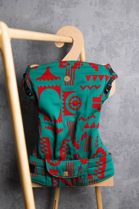 Nosidełko LennyPreschool z tkaniny żakardowej, rozmiar preschool (74% wełna merino, 26% bawełna czesana) - EKSPERYMENT nr 28