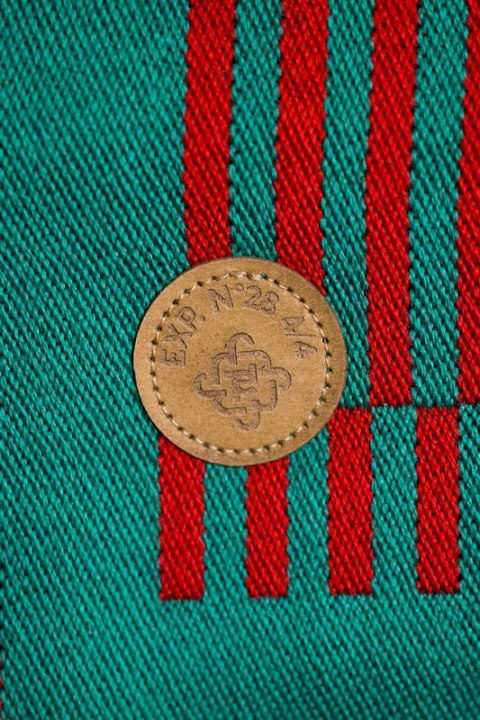 Nosidełko LennyPreschool z tkaniny żakardowej, rozmiar preschool (74% wełna merino, 26% bawełna czesana) - EKSPERYMENT nr 28