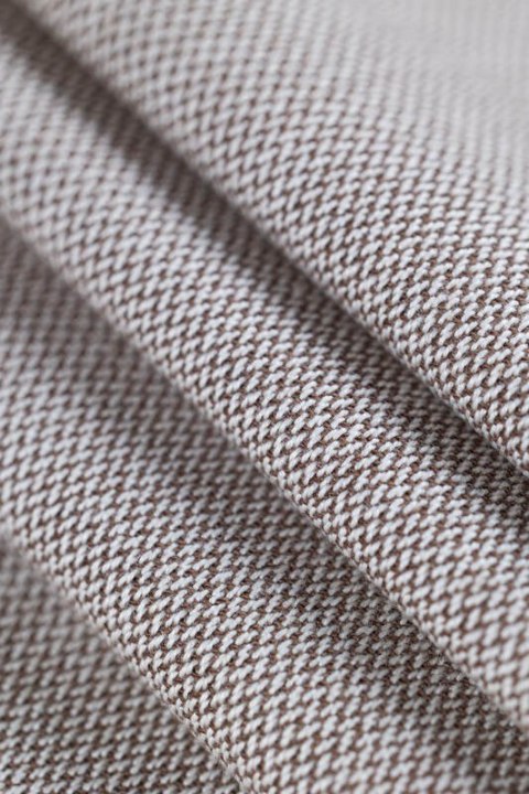 Nosidełko LennyTwin z tkaniny skośno-krzyżowej 100% bawełna, rozmiar standard - PEANUT BUTTER