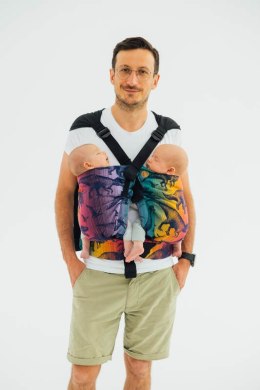 Nosidełko LennyTwin z tkaniny żakardowej 100% bawełna, rozmiar standard - PARK JURAJSKI - NOWA ERA