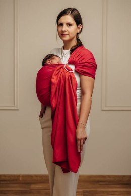 Chusta kółkowa do noszenia dzieci, tkana splotem jodełkowym, bawełna, ramię bez zakładek - MAŁA JODEŁKA SEDONA - standard 1.8m