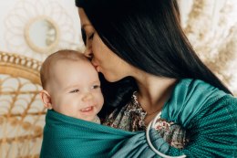 Chusta kółkowa, splot jodełkowy, (100% bawełna), ramię bez zakładek - MAŁA JODEŁKA SALSA - standard 1.8m