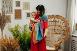 Chusta kółkowa, splot skośno-krzyżowy, (100% bawełna), ramię bez zakładek - PASTELS - standard 1.8m