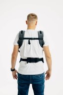 Nosidełko LennyUpGrade PRO, splot jodełkowy, 100% bawełna , rozmiar standard - MAŁA JODEŁKA OMBRE SZARY