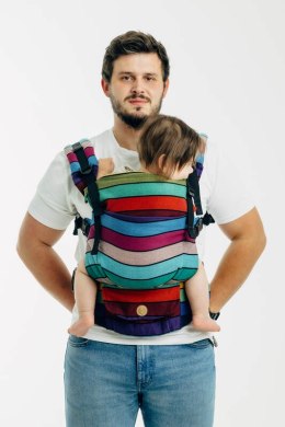 Nosidełko LennyUpGrade PRO z tkaniny skośno-krzyżowej 100% bawełna, rozmiar standard - KARUZELA BARW