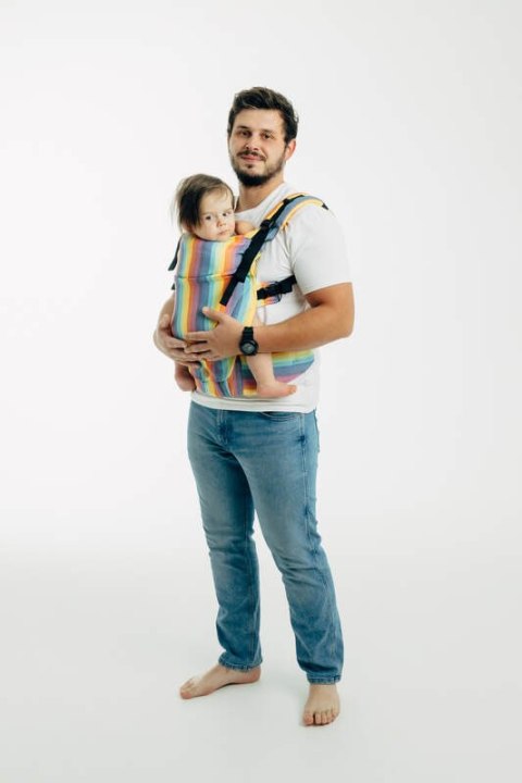 Nosidełko LennyUpGrade PRO z tkaniny skośno-krzyżowej 100% bawełna, rozmiar standard - LUNA