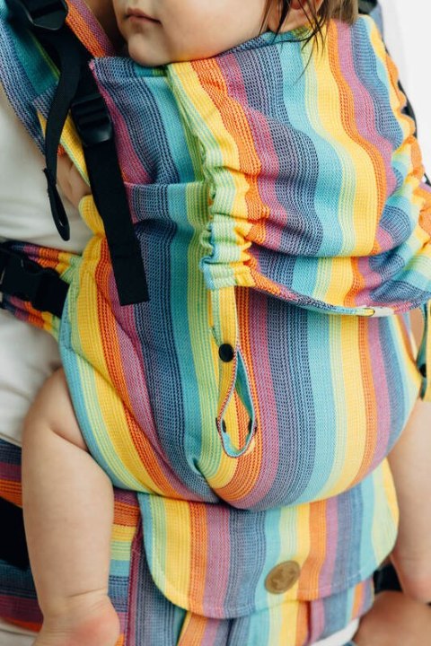 Nosidełko LennyUpGrade PRO z tkaniny skośno-krzyżowej 100% bawełna, rozmiar standard - LUNA