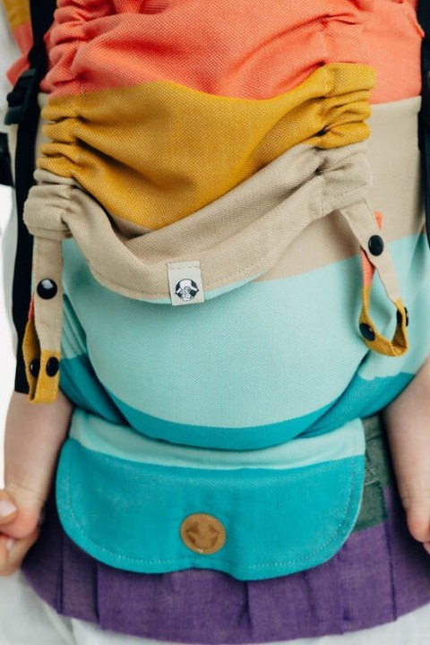 Nosidełko LennyUpGrade PRO z tkaniny skośno-krzyżowej, 100% bawełna , rozmiar standard - PASTELS