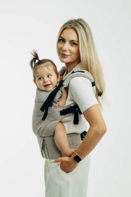 Nosidełko LennyUpGrade PRO z tkaniny skośno-krzyżowej, 100% bawełna, rozmiar standard - PEANUT BUTTER