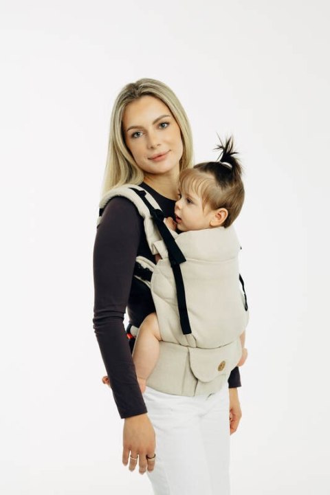 Nosidełko LennyUpGrade PRO z tkaniny skośno-krzyżowej (58% bawełna, 42% wiskoza bambusowa), rozmiar standard - TRACK