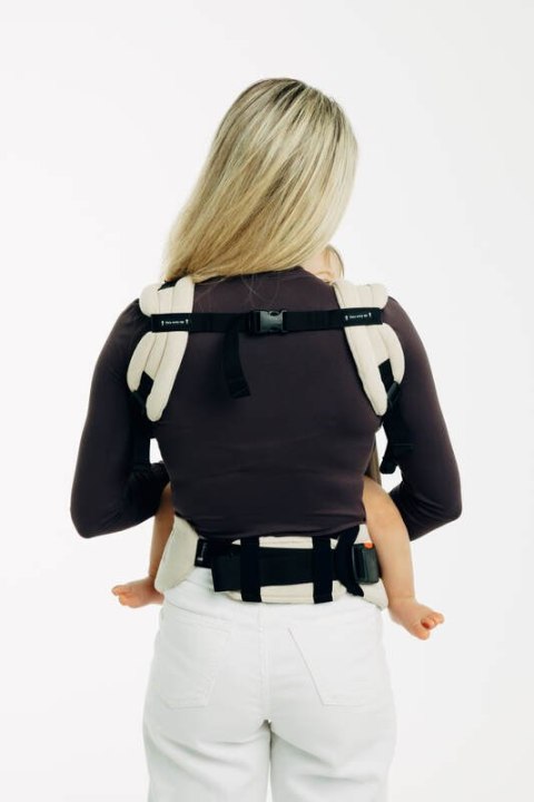 Nosidełko LennyUpGrade PRO z tkaniny skośno-krzyżowej (58% bawełna, 42% wiskoza bambusowa), rozmiar standard - TRACK