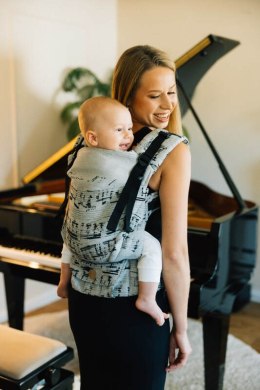 Nosidełko LennyUpGrade PRO z tkaniny żakardowej 100% bawełna , rozmiar standard - MELODY - POLONAISE