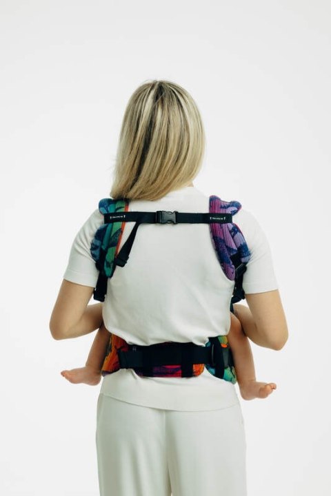 Nosidełko LennyUpGrade PRO z tkaniny żakardowej 100% bawełna , rozmiar standard - PARK JURAJSKI - NOWA ERA