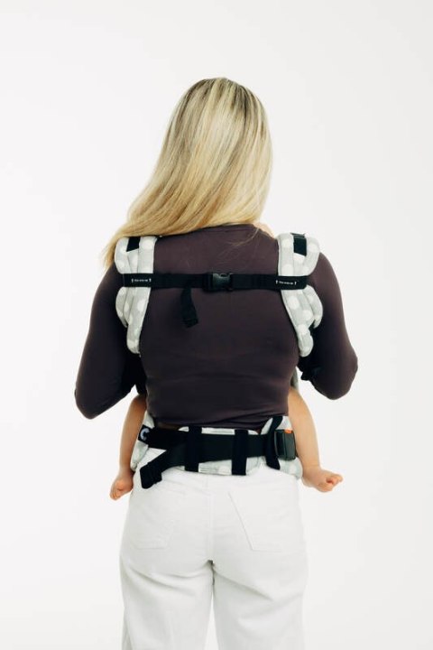 Nosidełko LennyUpGrade PRO z tkaniny żakardowej 100% bawełna , rozmiar standard - POLKA DOTS - PLOP