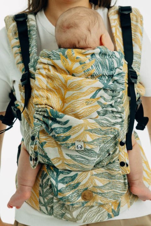 Nosidełko LennyUpGrade PRO z tkaniny żakardowej 100% bawełna , rozmiar standard - RAINFOREST - SELVA