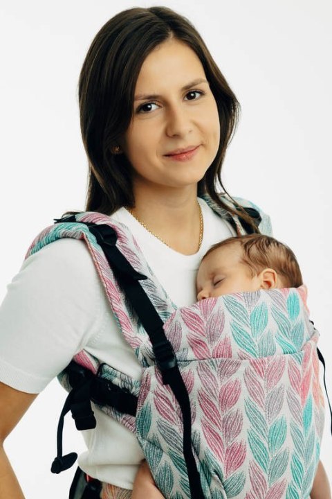 Nosidełko LennyUpGrade PRO z tkaniny żakardowej 100% bawełna , rozmiar standard - ZAPLĄTANI - PLAIT