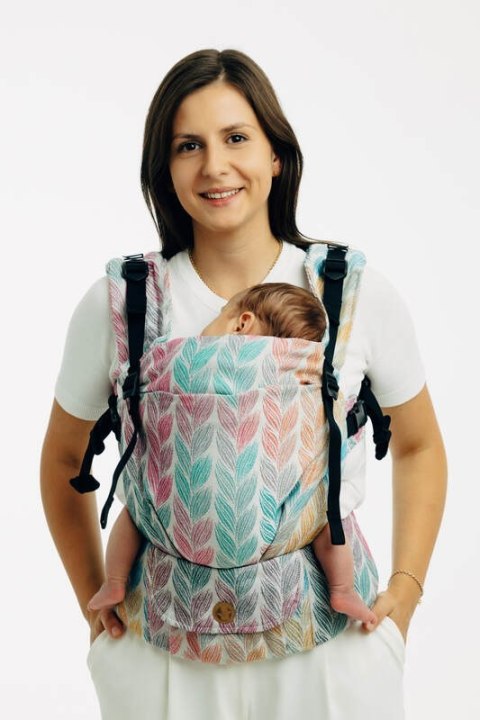 Nosidełko LennyUpGrade PRO z tkaniny żakardowej 100% bawełna , rozmiar standard - ZAPLĄTANI - PLAIT