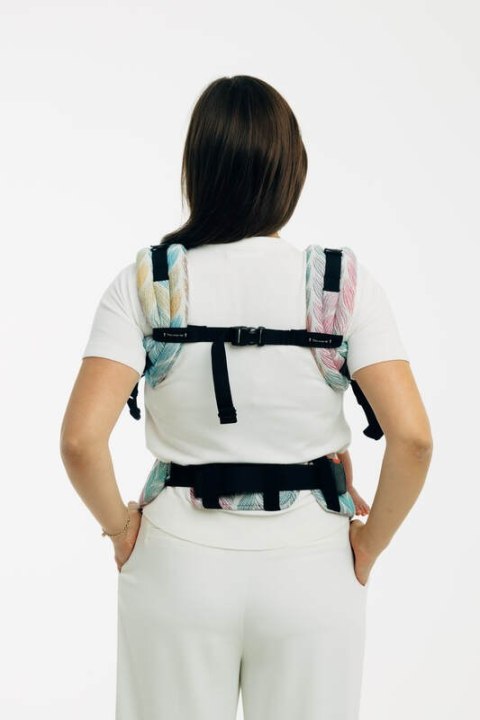 Nosidełko LennyUpGrade PRO z tkaniny żakardowej 100% bawełna , rozmiar standard - ZAPLĄTANI - PLAIT
