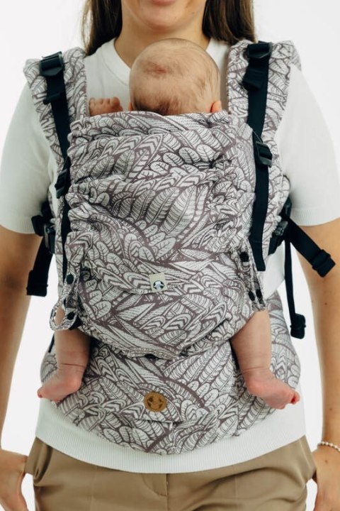 Nosidełko LennyUpGrade PRO z tkaniny żakardowej,100% wiskoza bambusowa, rozmiar standard - WOLNY DUCH - GAJUSZ