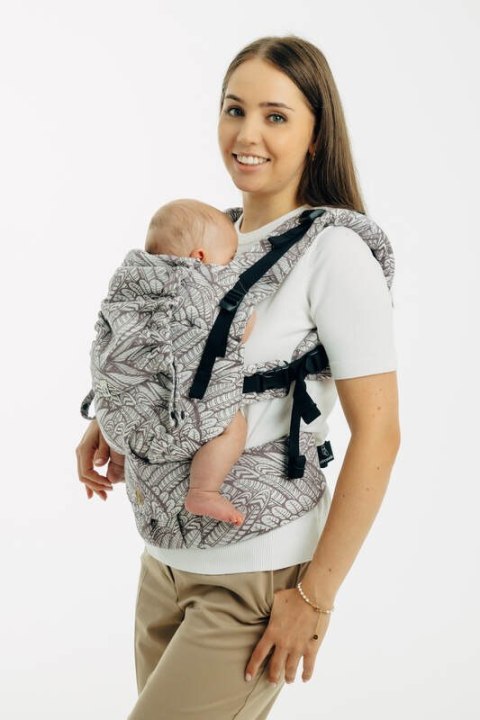 Nosidełko LennyUpGrade PRO z tkaniny żakardowej,100% wiskoza bambusowa, rozmiar standard - WOLNY DUCH - GAJUSZ