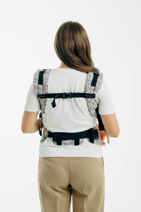 Nosidełko LennyUpGrade PRO z tkaniny żakardowej,100% wiskoza bambusowa, rozmiar standard - WOLNY DUCH - GAJUSZ