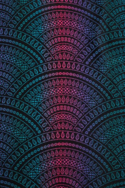 Nosidełko LennyUpGrade PRO z tkaniny żakardowej 60% bawełna, 28% wełna merino, 8% jedwab, 4% kaszmir , rozmiar standard, PAWI OG