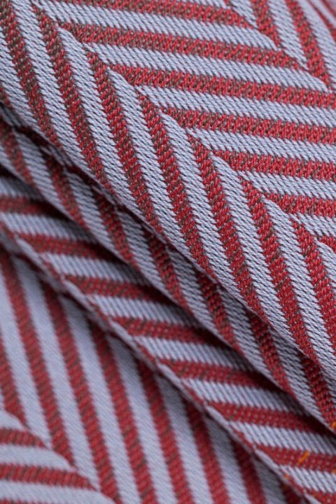 Żakardowa chusta kółkowa do noszenia dzieci, (100% bawełna) - DUŻA JODEŁKA - FANDANGO - ramię bez zakładek - standard 1.8m