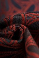Żakardowa chusta kółkowa do noszenia dzieci, (100% bawełna), ramię bez zakładek - INFINITY - GERDA - standard 1.8m