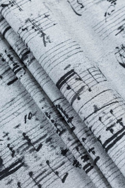 Żakardowa chusta kółkowa do noszenia dzieci, (100% bawełna), ramię bez zakładek - MELODY - POLONAISE - standard 1.8m