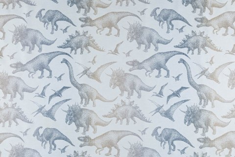 Żakardowa chusta kółkowa do noszenia dzieci, 100% bawełna, ramię bez zakładek - PARK JURAJSKI - ICE DESERT - standard 1.8m