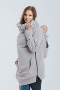 Bluza do noszenia dzieci 3.0 - Szary Melanż z Perłą - rozmiar S