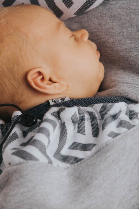 Bluza do noszenia dzieci 3.0 - Szary Melanż z Perłą - rozmiar S