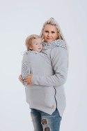 Bluza do noszenia dzieci 3.0 - Szary Melanż z Perłą - rozmiar S