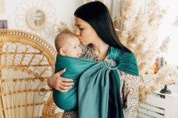 Chusta kółkowa, splot jodełkowy, (100% bawełna), ramię bez zakładek - MAŁA JODEŁKA SALSA - standard 1.8m (drugi gatunek)