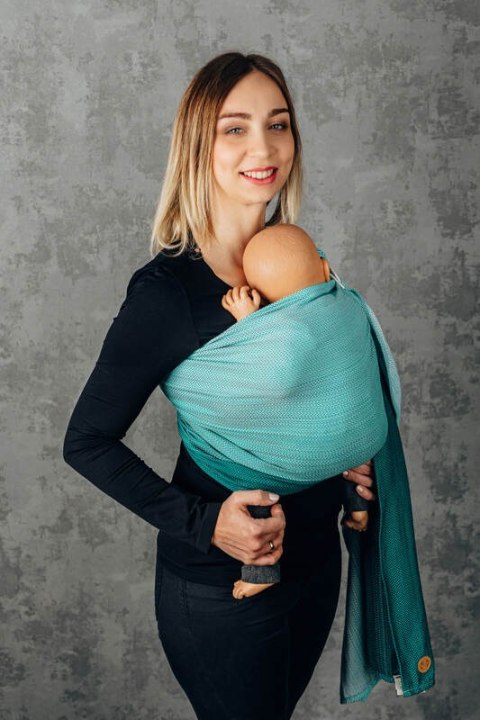 Chusta kółkowa, splot jodełkowy, ramię bez zakładek (100% bawełna) - EDYCJA DLA PROFESJONALISTÓW - ENTWINE - standard 1.8m