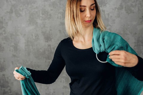 Chusta kółkowa, splot jodełkowy, ramię bez zakładek (100% bawełna) - EDYCJA DLA PROFESJONALISTÓW - ENTWINE - standard 1.8m