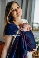 Chusta kółkowa, splot żakardowy, ramię bez zakładek (100% bawełna) - DZIKIE WINO - BOUQUET - standard 1.8m