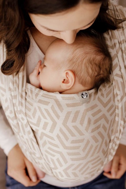 Chusta tkana, splot żakardowy, (62% bawełna, 38% wiskoza bambusowa) - TETRIS - PRESTO - rozmiar L