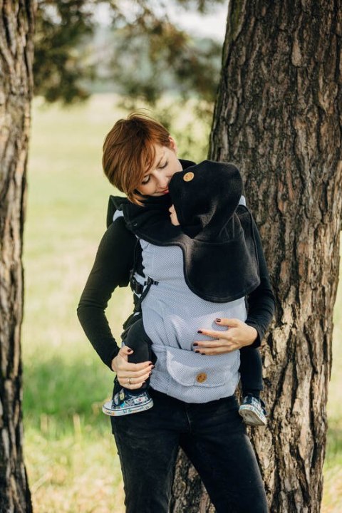 Golfik dla dziecka i mamy (polar) - Czarny