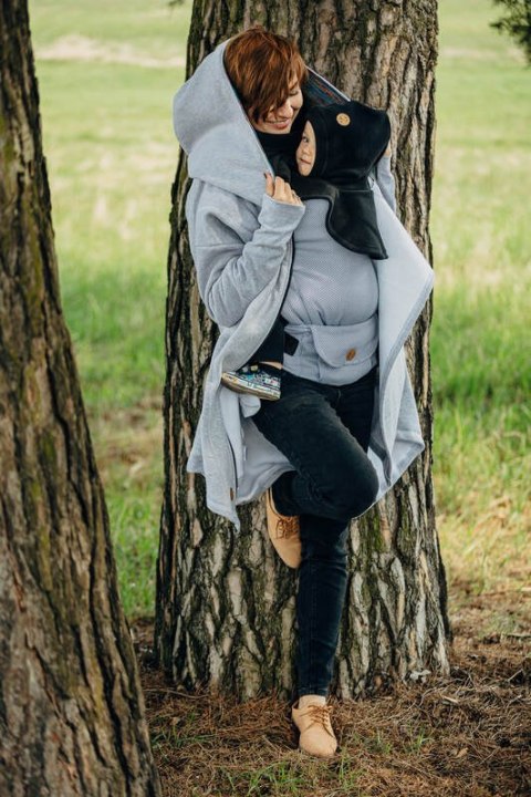 Golfik dla dziecka i mamy (polar) - Czarny