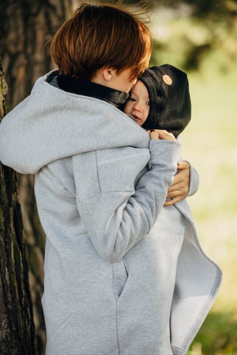 Golfik dla dziecka i mamy (polar) - Czarny